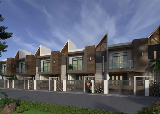 Prefabrik Hafif Çelik Yapı Ev Galvanizli Hafif Çelik Villa