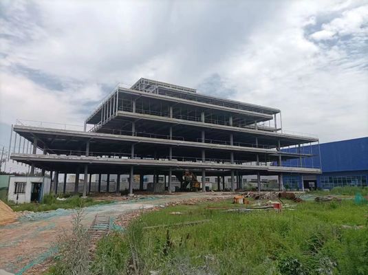 Galvanizli Özel İdari Bina Dayanıklı Güvenilir Yapı