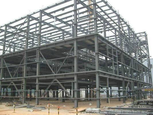 Galvanizli Özel İdari Bina Dayanıklı Güvenilir Yapı