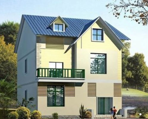 Yüksek Tasarım Esnekliğine Sahip Prefabrik Hafif Çelik Villa