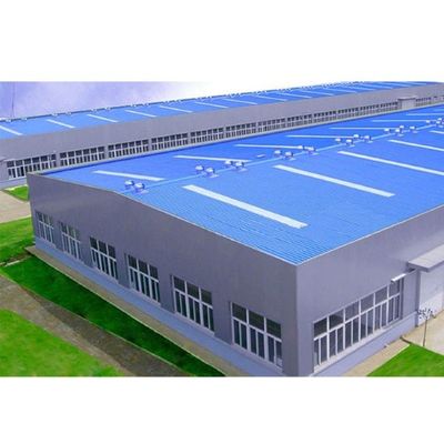 Büyük Açıklıklı Kaynaklı H Kirişli Prefabrik Çelik Yapı Atölye İnşaatı