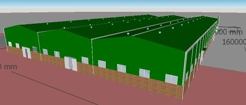 Çelik Yapı Atölyesi Prefabrik Hafif Çelik Yapı Depo Binası