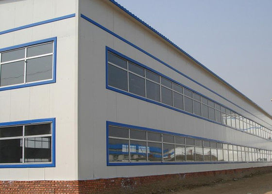 Prefabrik Çelik Yapı Garaj Atölyesi Endüstriyel Çerçeve Binası