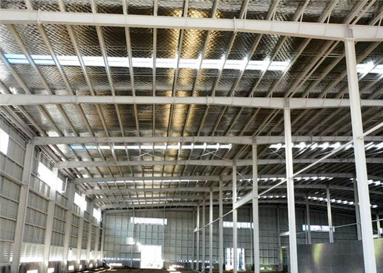 Prefabrik Çelik Yapı Garaj Atölyesi Endüstriyel Çerçeve Binası