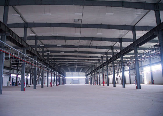 Prefabrik Yapı Yapısı Depo Endüstriyel Çelik Çerçeve Binası