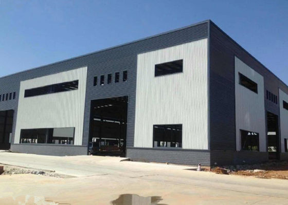 Prefabrik Yapı Yapısı Depo Endüstriyel Çelik Çerçeve Binası