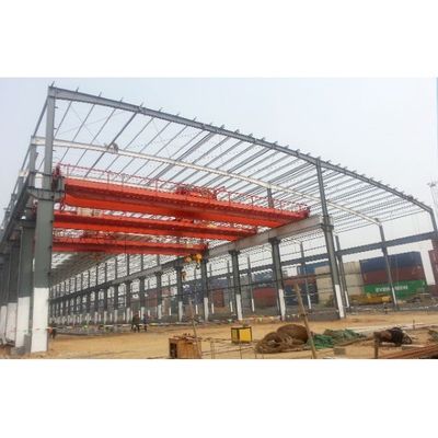 Portal Çelik Yapı Depo Bina Sistemi Çelik Çerçeve Konstrüksiyonu