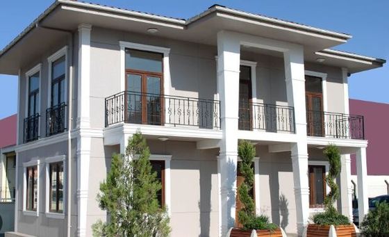 Dayanıklı Hafif Çelik Çerçeve İnşaat Çelik Prefabrik Ev Prefabrik Villa