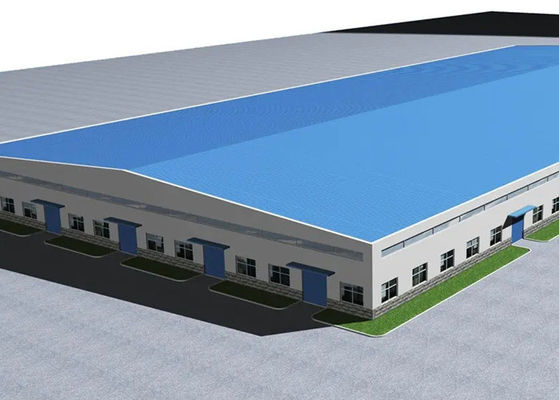 Sanayi Çelik Yapı Hangar Çerçevesi Prefabrik Çelik İmalat Atölyesi