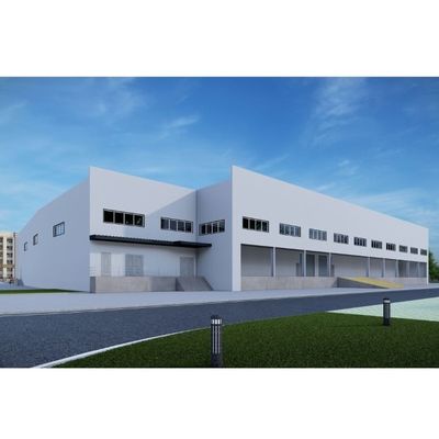 Prefabrik İnşaat Bina Çelik Yapı Düşük maliyetli Depo özel