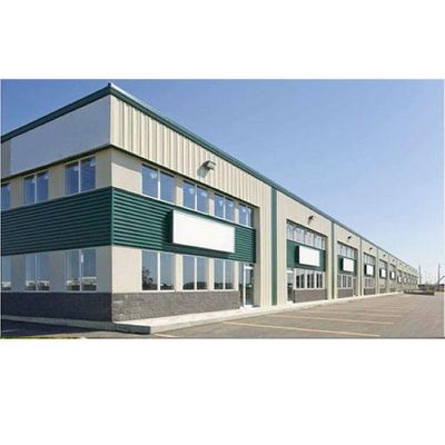 Prefabrik İnşaat Bina Çelik Yapı Düşük maliyetli Depo özel