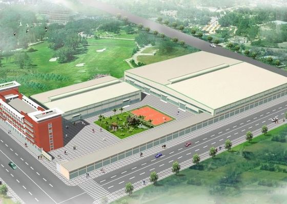 Modern Tasarım Büyük Genişleme Kolay Birleştirmek Çelik Yapı Ağır Endüstri Atölyesi