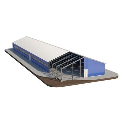 Endüstriyel kullanım için verimli ve dayanıklı prefab çelik yapı atölyesi tasarımı