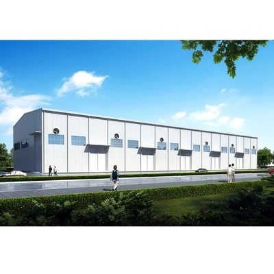 Fabrika Prefabrik Çelik Yapı Atölyesi Endüstriyel Bina İnşaatı
