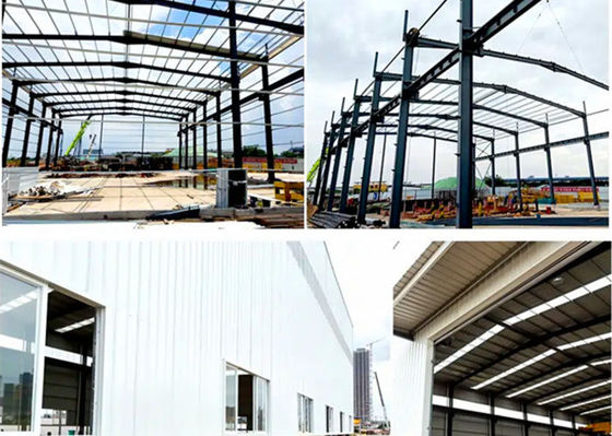 Endüstriyel Çelik Yapı Depo Prefabrik Çelik Çerçeve Binalar