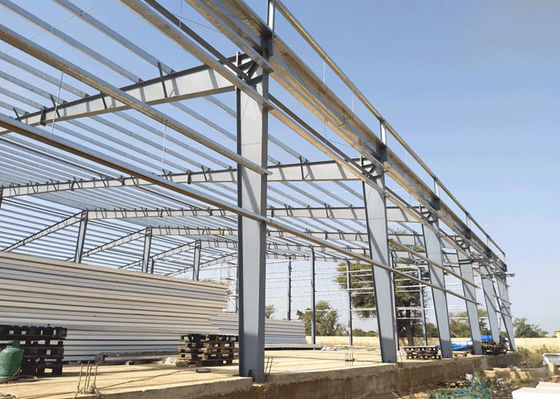Sanayi Çelik Yapı Hangar Çerçevesi Prefabrik Çelik İmalat Atölyesi