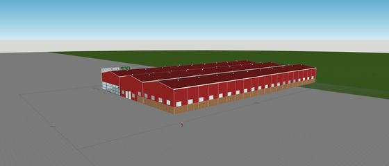 Kısa inşaat süresi ile yüksek hassasiyetli çelik yapı fabrikası