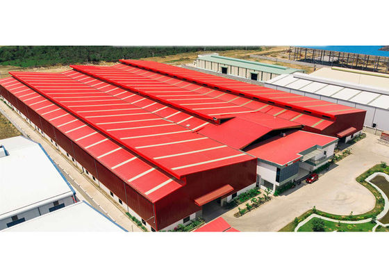 Prefabrik Çelik Yapı Atölyesi Endüstriyel Çerçeve Bina Garajı