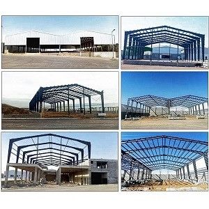Özel tasarımlı ızgaralı prefabrik çelik atölyesi