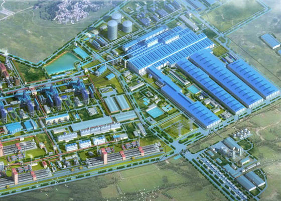 Endüstri Prefabrik Çelik Yapı Çerçeve Çelik Yapı Atölyesi Fabrika