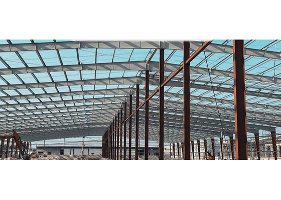 Kaynaklı H Metal Bölümü Çelik Yapı Atölyesi Yapı Fabrikası