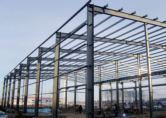 Prefabrik Metal İnşaat Çelik Yapı Çerçeve Depo Garaj Fabrikası