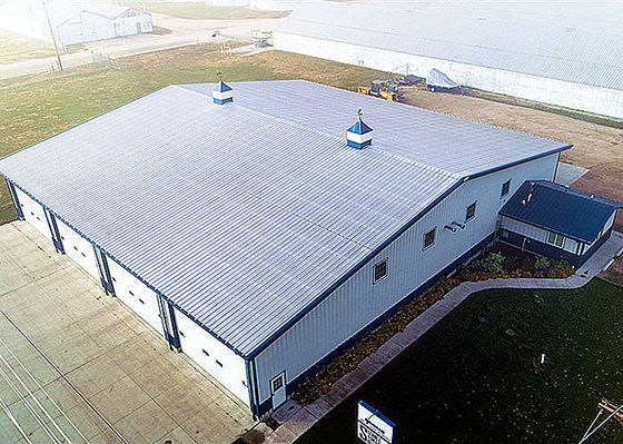 Prefabrik Metal İnşaat Çelik Yapı Çerçeve Depo Garaj Fabrikası