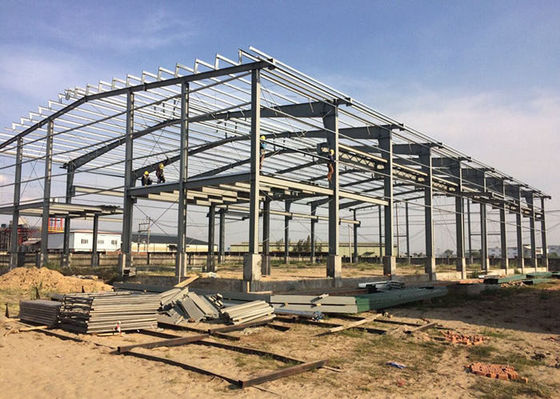 Endüstriyel Prefab Çelik Yapı Depo Çerçeve İnşaat Bina Garaj