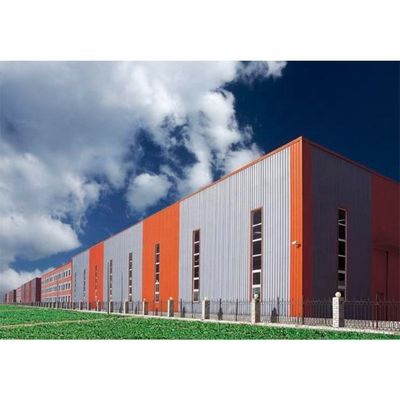 Büyük Açıklıklı Kaynaklı H Kirişli Prefabrik Çelik Yapı Atölye İnşaatı