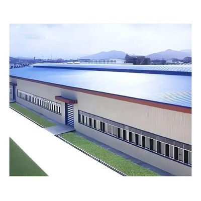 Büyük Açıklıklı Kaynaklı H Kirişli Prefabrik Çelik Yapı Atölye İnşaatı