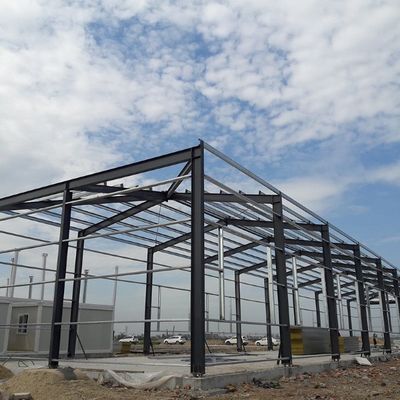 Prefab Metal Bina Çelik Yapı Atölye Portal Çerçeve Yapısı