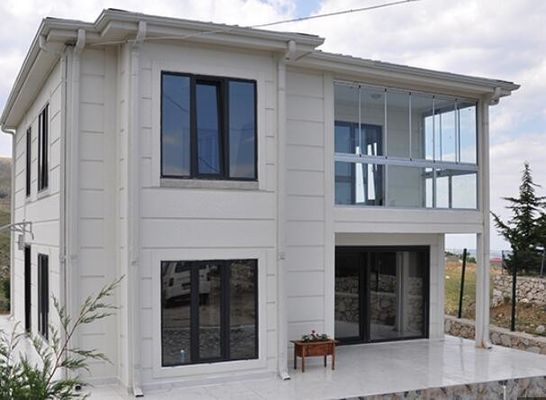 Çelik yapısı Konut binası prefabrik ev özel tasarım
