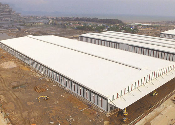 Prefabrik Çelik Yapı Endüstriyel Atölyesi Fabrika Bina İnşaatı
