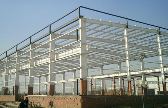 Çelik Yapı Depolama Metal Endüstriyel Bina Lojistik için