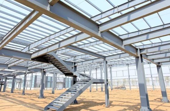 Çelik Yapı Depolama Metal Endüstriyel Bina Lojistik için