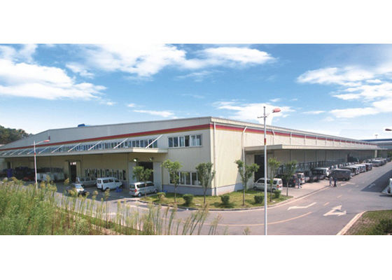 Kalıcı Endüstriyel Çelik Yapısı Atölyesi Fabrika Binanı Eğme