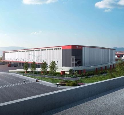 Endüstri Prefabrik Çelik Yapı Metal Bina Yapısı Atölyesi GB