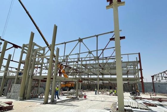 Hafif Garaj Sıcak Dolaştırılmış / kaynaklı H Bölümlü Çelik Yapı Atölyesi