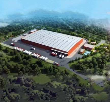 Prefabrik Çelik Yapı Atölyesi Endüstriyel Çerçeve Bina Garajı