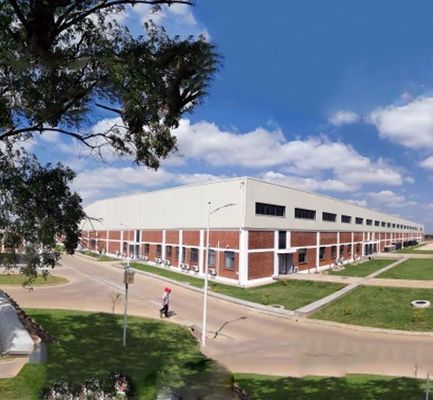 Prefabrik Çelik Yapı Atölyesi Endüstriyel Çerçeve Bina Garajı
