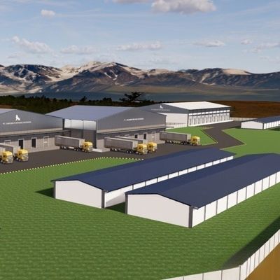 Özel Tasarım Prefab Çelik Metal Çerçeve Hafif Depo