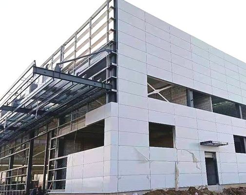 Alüminyum / PVC Pencereli Metal İnşaat Çelik Yapı Depo