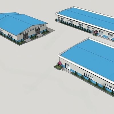 İsteğe bağlı yalıtım ile portal çelik yapısı atölyesi inşaatı