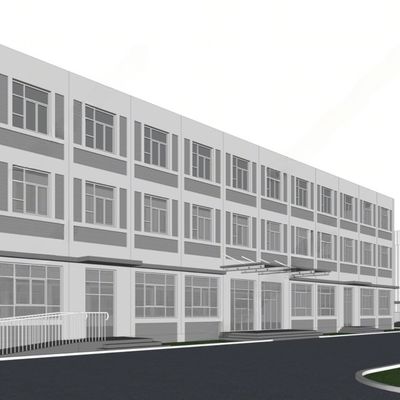 Hangar uygulaması için isteğe bağlı yalıtımlı galvanizli çelik yapı atölyesi
