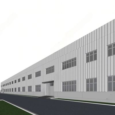 Hangar uygulaması için isteğe bağlı yalıtımlı galvanizli çelik yapı atölyesi