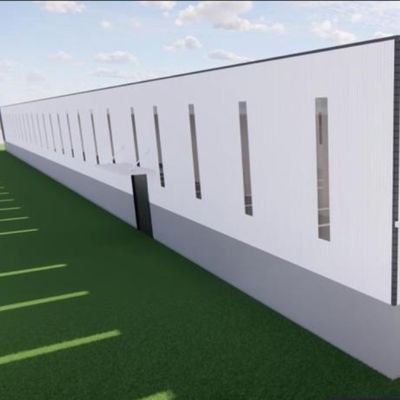 Portal Yapısı Çekim Tasarımı ve PVC Downpipe ile Çelik Yapı Atölyesi