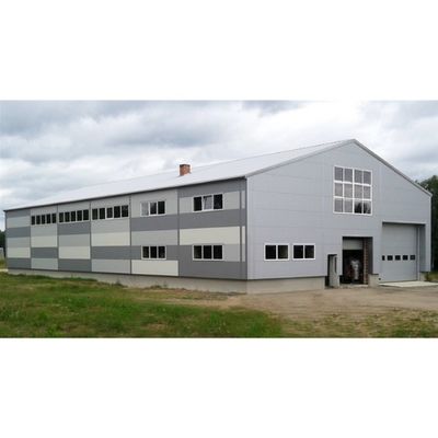 PVC Downpipe ile Çelik Yapı Atölyesi için Çizim Tasarımı