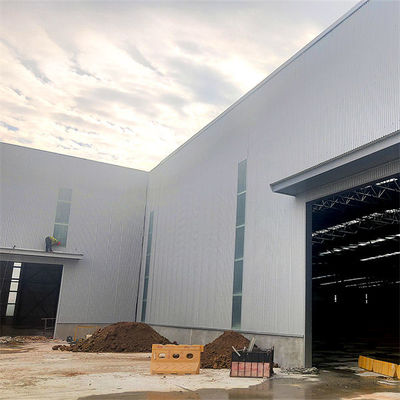 Prefabrik Çelik Yapı Garaj Atölyesi Endüstriyel Çerçeve Binası