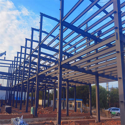 Sanayi Çelik Yapı Hangar Çerçevesi Prefabrik Çelik İmalat Atölyesi