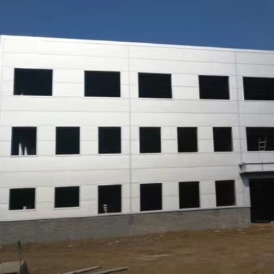 Endüstri/Fabrika için Büyük Aralıklı Prefabrik Çelik Yapı Atölyesi